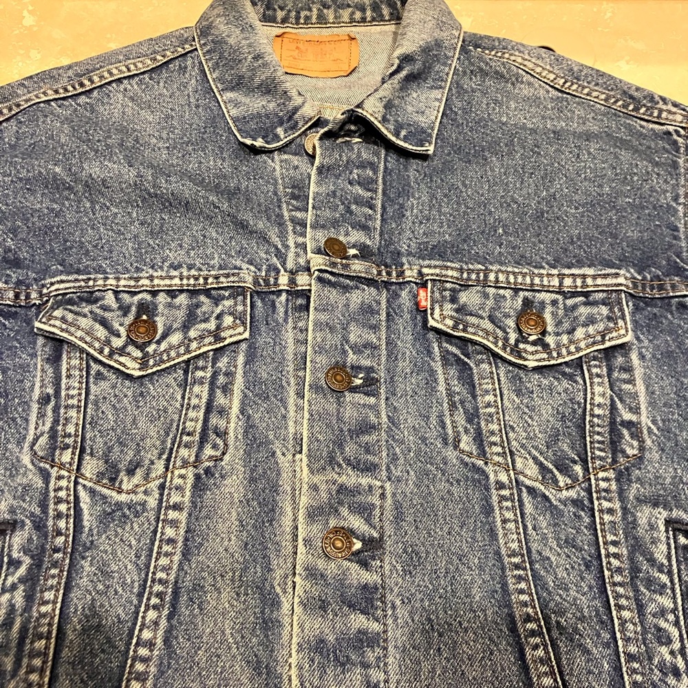My Dad’s vintage Levi’s Denim Jacket 70507